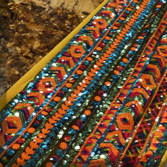 “IT’S A FREAKIN’ FIESTA!” Sequin Wide Leg Flares - Picture 7 of 14